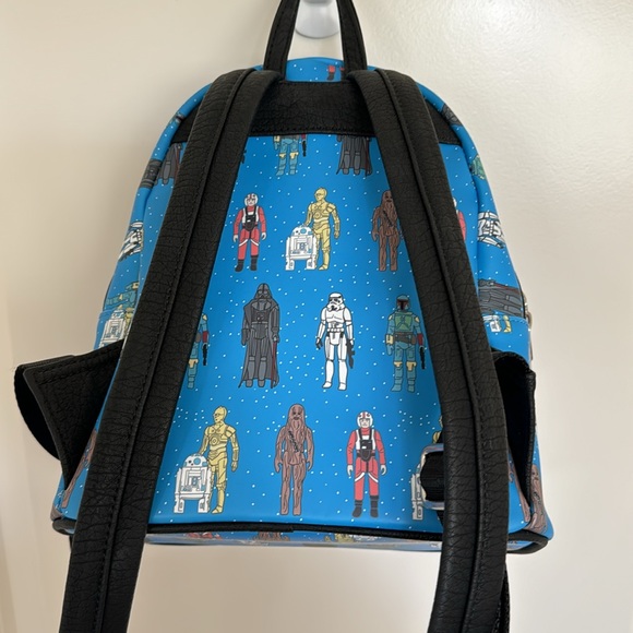 Star Wars x Loungefly Action Figures AOP Character Mini Backpack